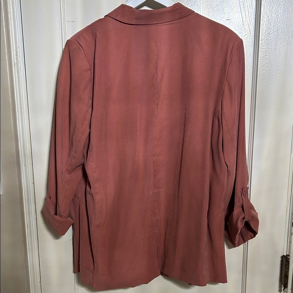 Simply Vera Vera Wang Terracotta Blazer - Picture 6 of 6